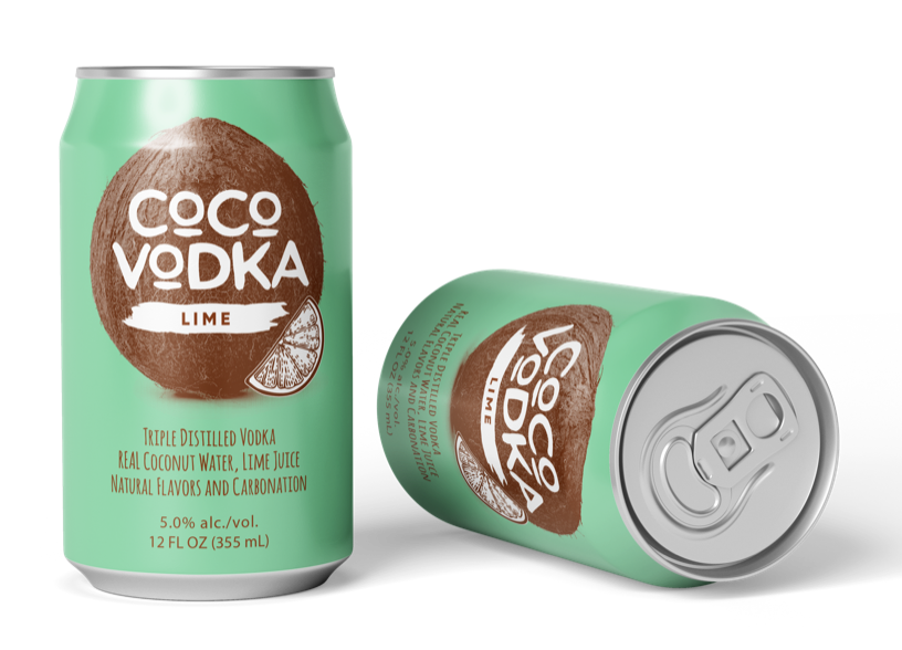 coco vodka lime 2 cans