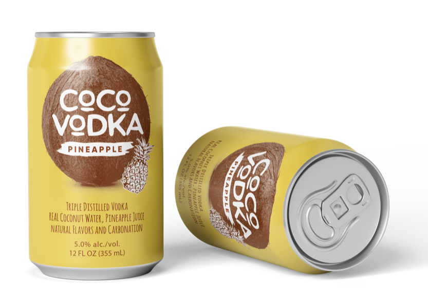 coco vodka pineapple 2 cans